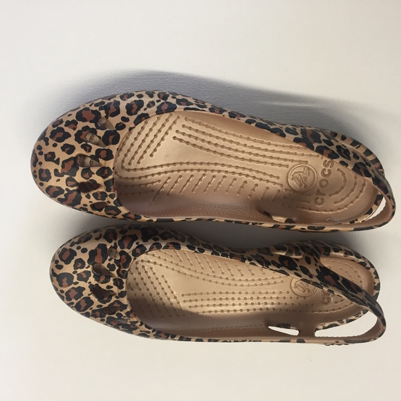 CROCS Shoes - Women's Crocs Animal Print Size 8